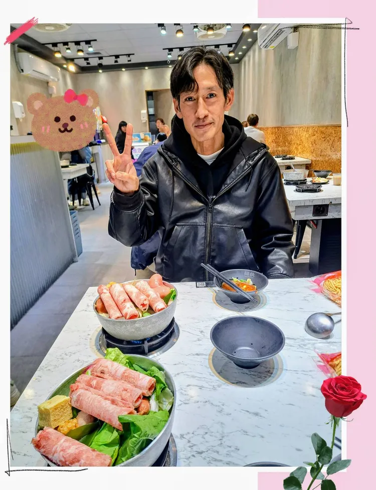 陳小姐會帶唐治平去吃小火鍋。陳小姐提供