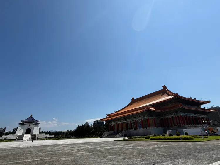 中正紀念堂周邊無狀況。江孟謙攝