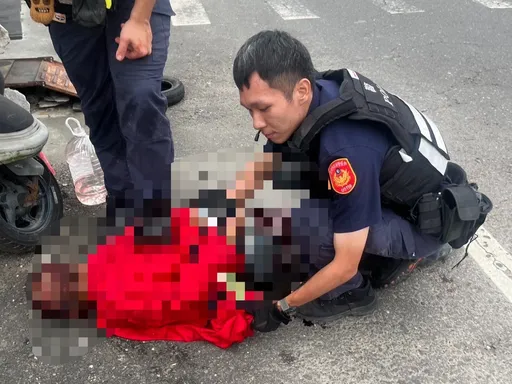 台南麻豆64歲男持刀砍人！警開2槍制伏　2女1警受傷送醫