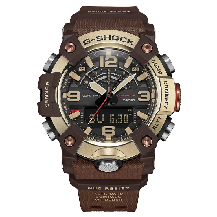G-SHOCK Master of G系列GG-B100XMH-5A，1萬2000元。品牌提供