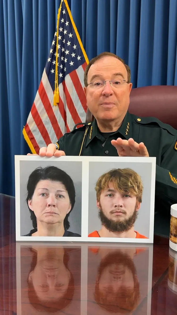 波爾克郡警長賈德評論這對母子「噁心」。翻攝Polk County Sheriff's Office