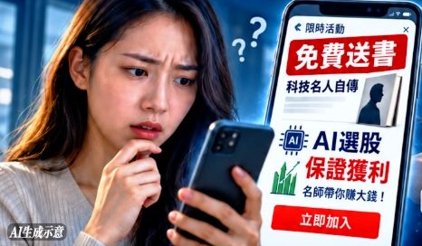 「黃仁勳自傳免費送」釣魚!64歲女教師掉假投資群 768萬被榨乾