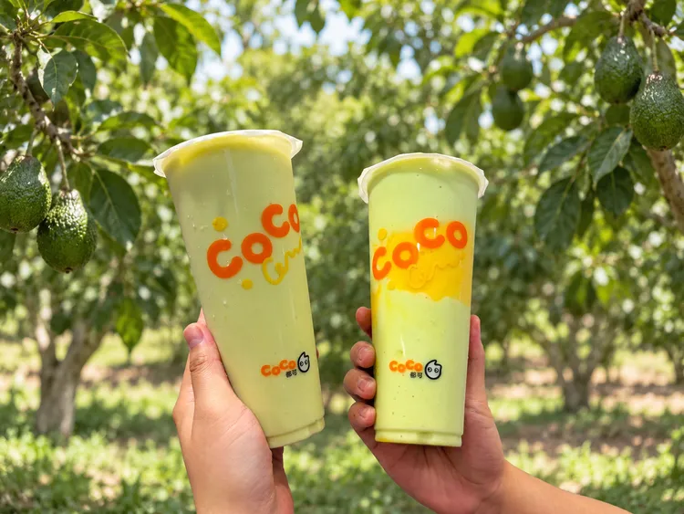 即日起酪梨系列上市。CoCo都可提供