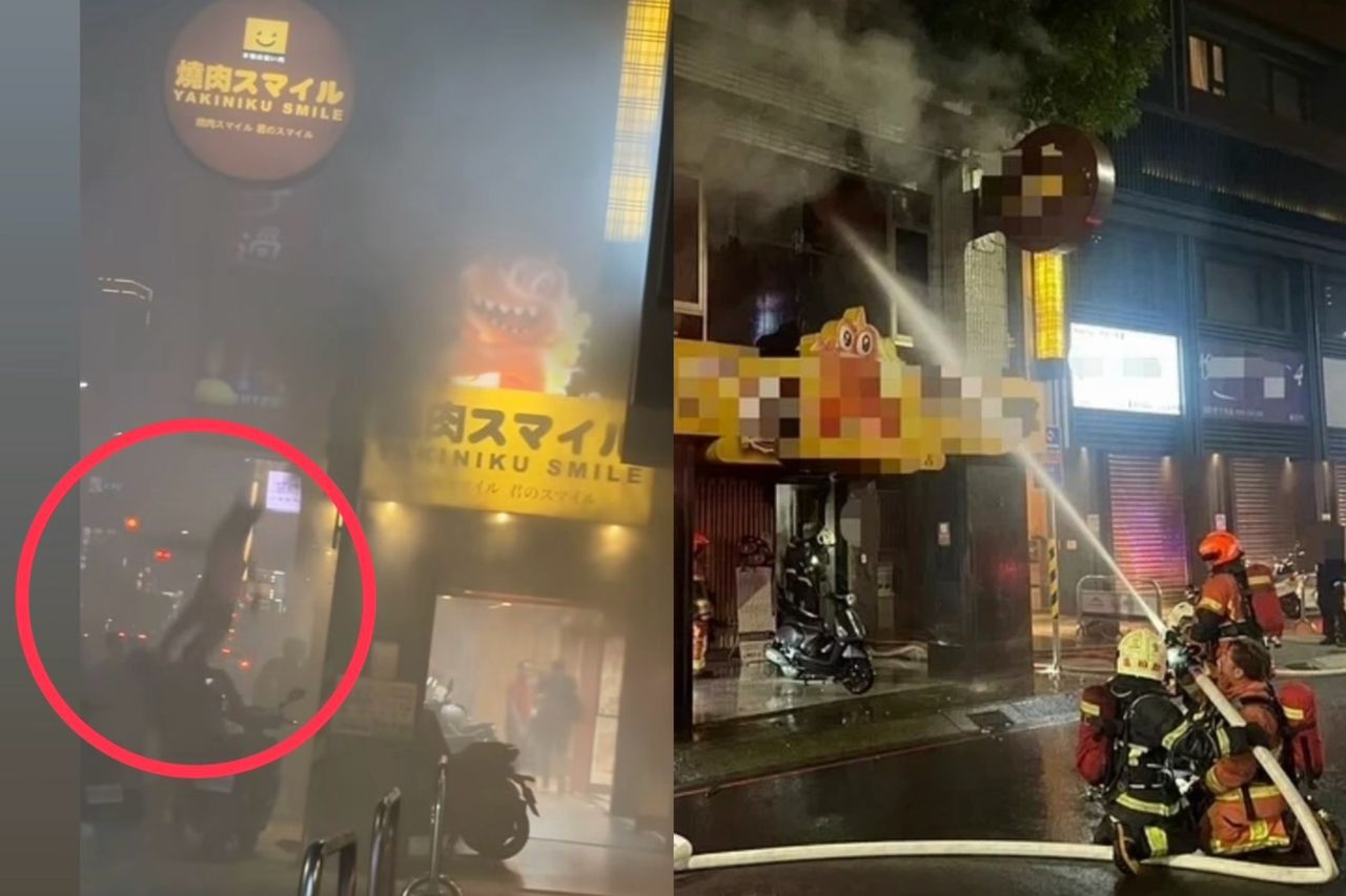 燒肉Smile火警9傷!一家五口「這原因」未用緩降機 勇兒先跳下「接住每個家人」