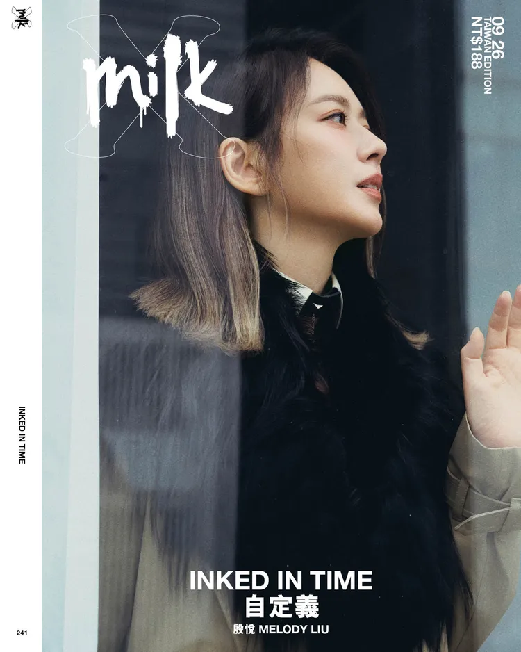 Melody拍攝《Milk X》封面。《Milk X》提供