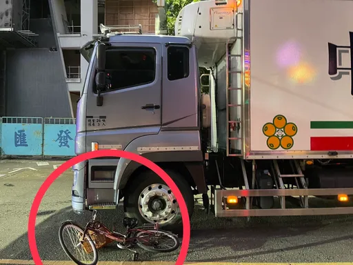 吸毒提神？土城大貨車司機恍惚上路　右轉輾斃單車婦現場慘狀曝