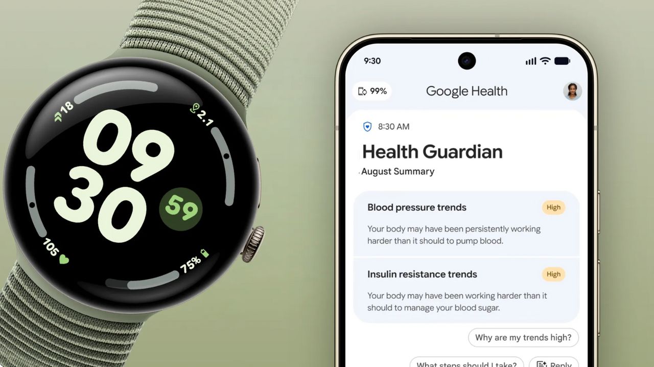 Pixel Watch 3至5新增血壓、胰島素阻抗趨勢 首份報告10月出爐