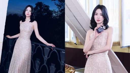 宋慧喬美成這樣合理嗎？　噴嬌蘭鳶尾暮藍淡香精封存「暮藍時分」