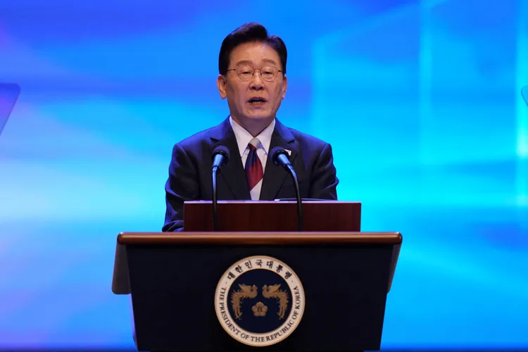 韓國總統李在明。路透社