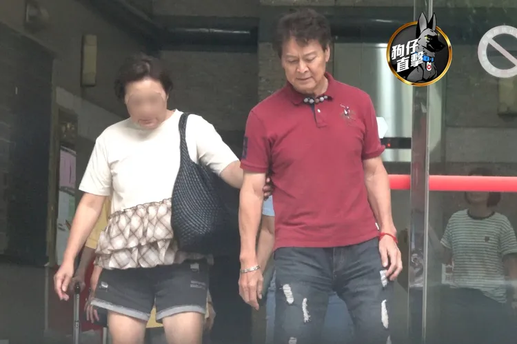 73歲資深演員劉尚謙（右）身邊出現扶手的紅顏知己。特勤中心攝
