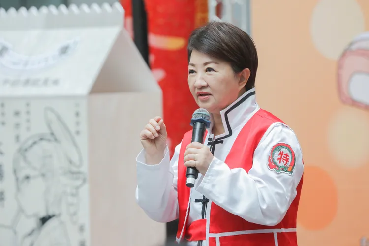 台中市長盧秀燕Cosplay《中華一番！》經典角色「小當家」。台中市政府官網