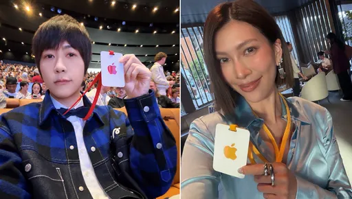 阿信蘋果發表會拿紅色證件！與莫莉、Tim哥黃卡不一樣　差別引熱議