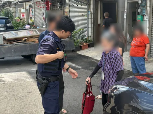 92歲阿嬤外出體力透支！　平鎮警溫馨關懷助返家