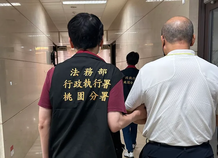 胡男遭裁定管收。桃園分署提供