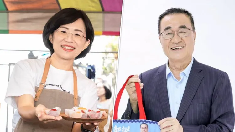 蘇巧慧與李四川。圖取自蘇巧慧、李四川臉書
