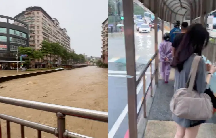 強降雨不斷！基隆大武崙淹了　市府籲別去山區、河川