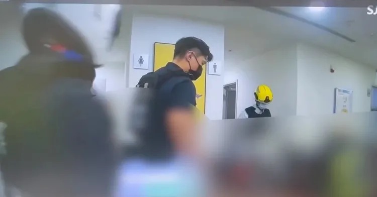 警消於現場處置。翻攝畫面