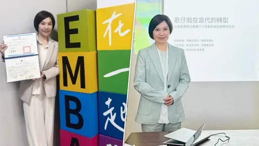 唐美雲政大EMBA碩班畢業了！昔月公演30場兼拚課業爆瘦
