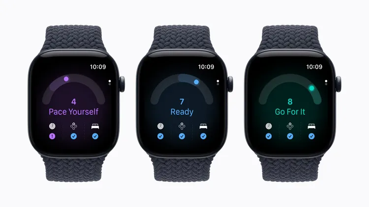 Apple Watch Series 12新增「準備指數」，每天提供0至10分評分及活動建議，協助用戶掌握身體恢復狀態。Apple
