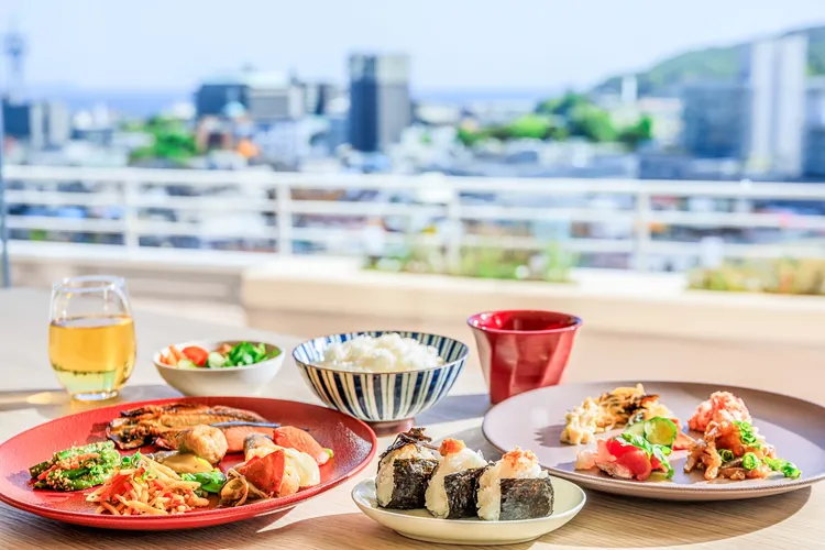 「伊東聚樂酒店」餐點選用道地食材烹調，呈現獨屬伊豆的特色風味。業者提供