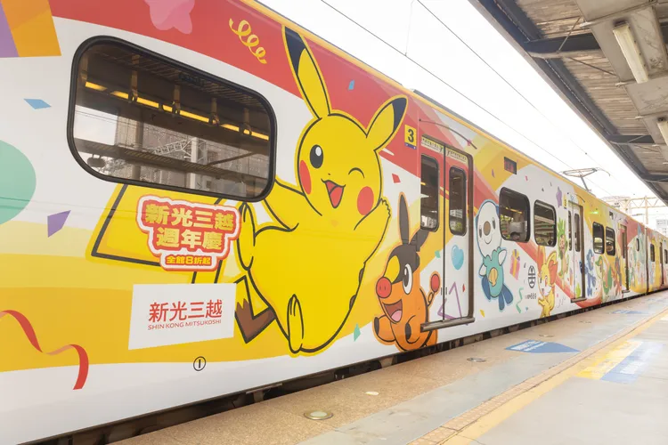 列車設計集結至今所有初始寶可夢，從歷代最初的夥伴到妙蛙花、噴火龍、水箭龜等最終型態寶可夢。台鐵提供