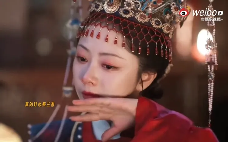 這場大婚戲是劇情高潮。翻攝自微博