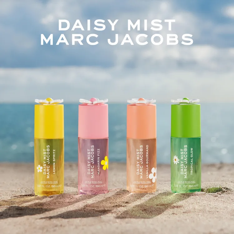 MARC JACOBS雛菊系列雛菊香氛噴霧。品牌提供