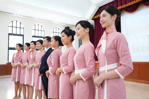 圖輯｜粉紅制服亮相！國北教大親善大使睽違三年再獲選國慶禮賓