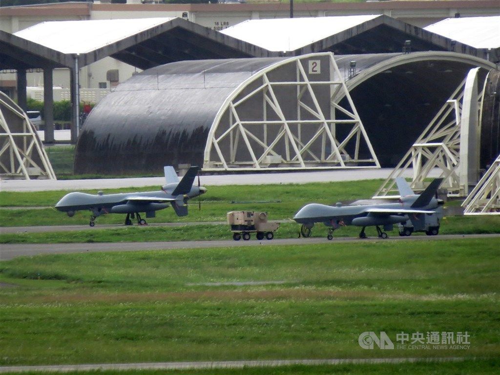 MQ-9B無人機首批抵台 空軍花蓮基地完成首飛
