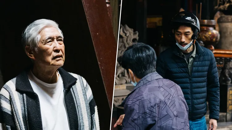 柯一正（左）和陳竹昇一起角逐男配角。公視台語台提供