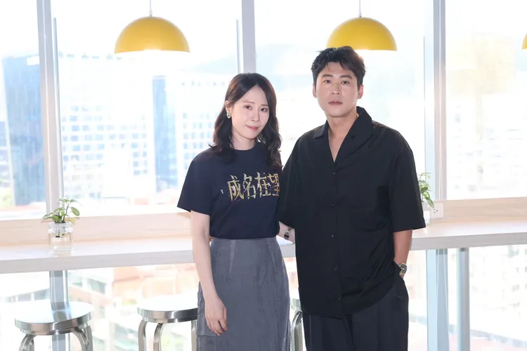黃迪揚（右）和蔡亘晏是多年好友，就算演怨偶也很有默契。攝影中心攝影