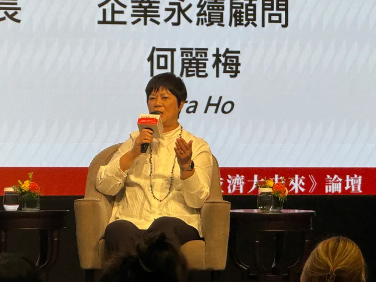 台積電企業永續顧問何麗梅。呂承哲攝