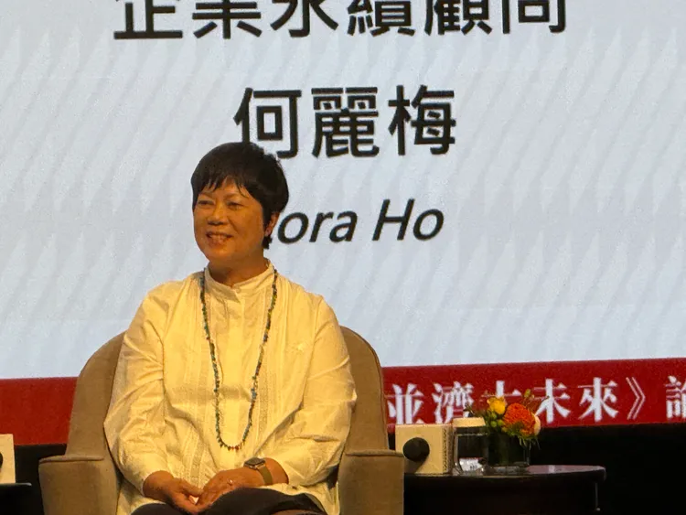 台積電企業永續顧問何麗梅。呂承哲攝
