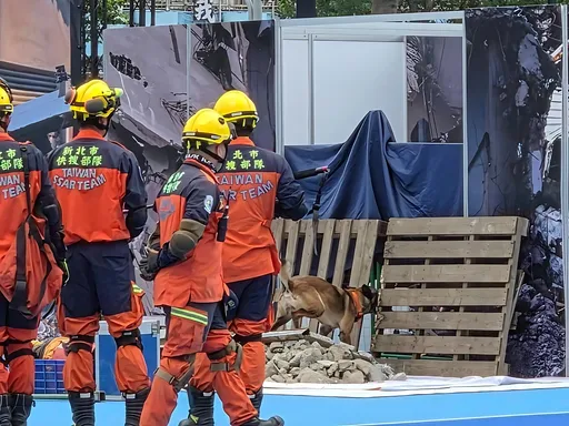 五股防災演練大升級！搜救犬找受困者、AI智慧收容　連毛小孩都有避難區