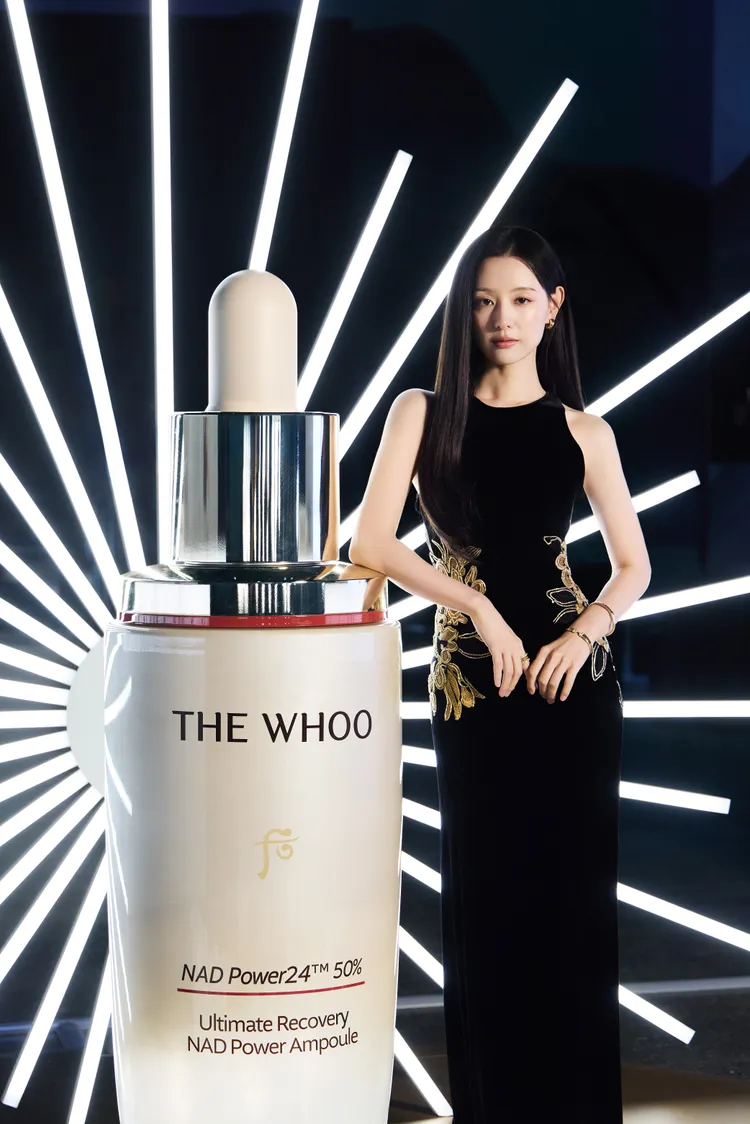 金智媛日前出席The Whoo后活動美出新高度。品牌提供