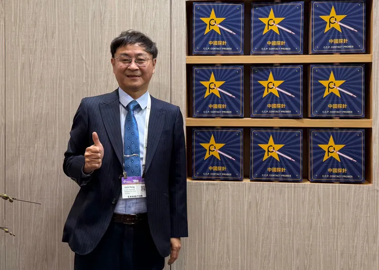 中探針總經理馮明欽。公司提供