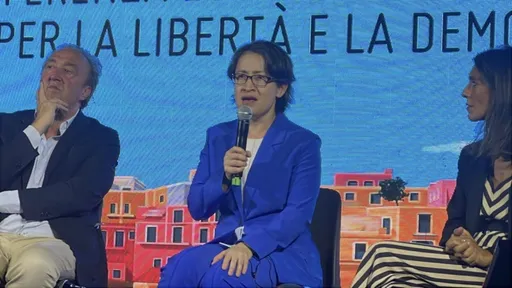 中國抗議踢鐵板！蕭美琴赴義演說　義外長冷回：與北京「沒有任何聯繫」