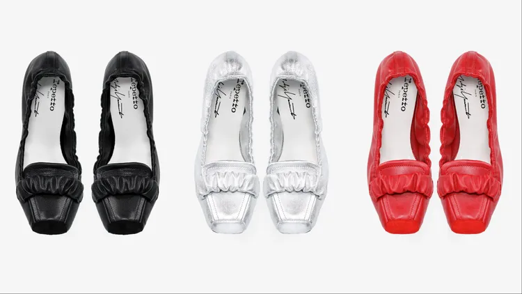 Yohji Yamamoto × Repetto聯名芭蕾舞鞋Bolchoï，各2萬7900元。品牌提供
