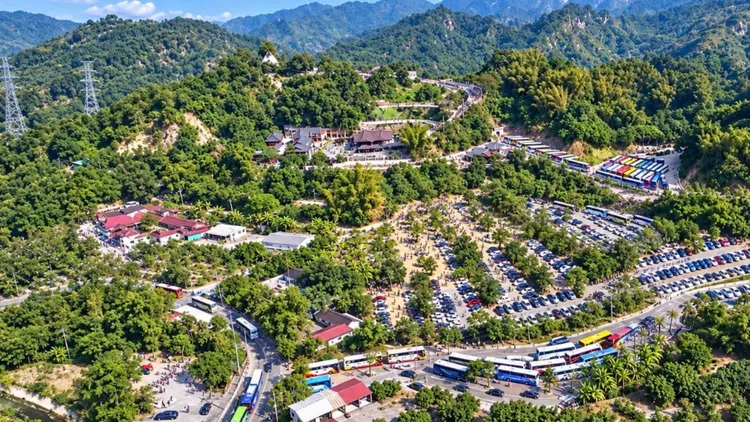 園區土地超過3萬坪，開發地段僅占3成。林務局長提供