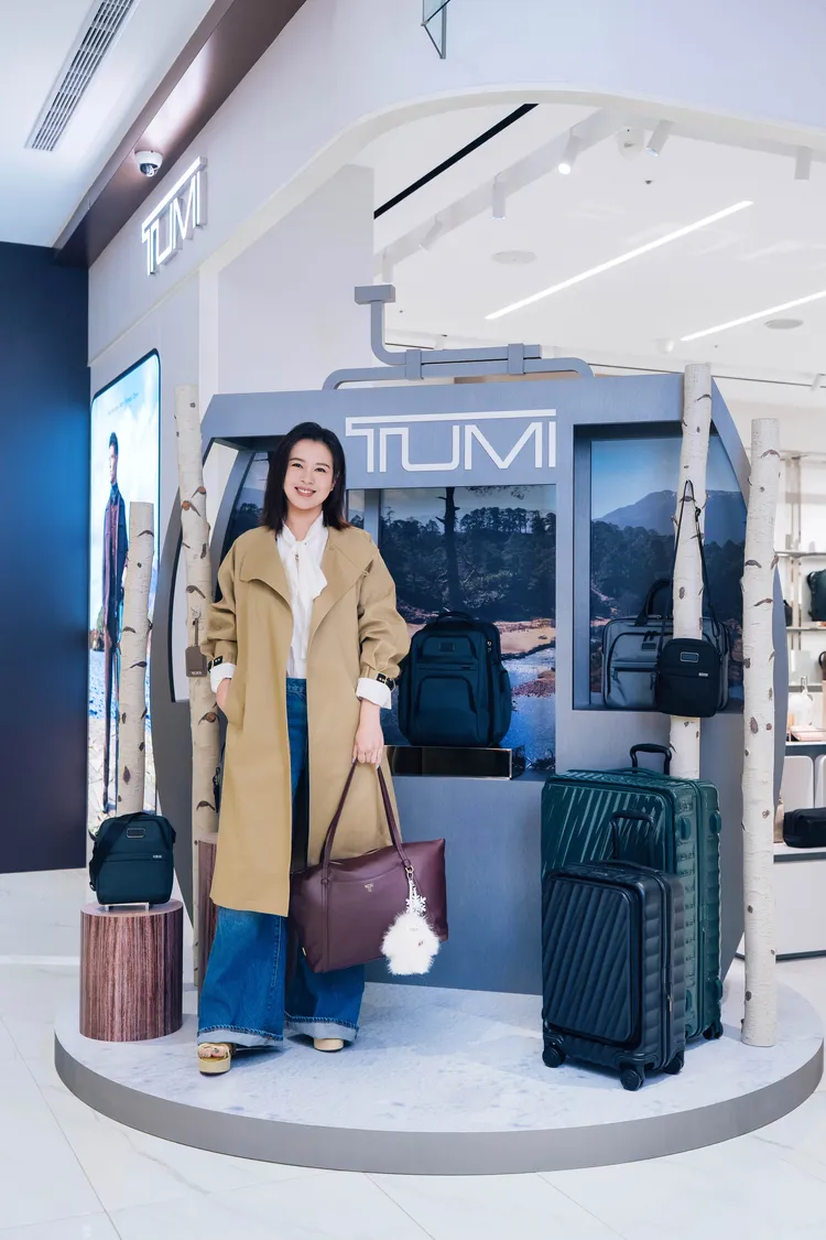 劉品言認為手上的TUMI Voyaguer Q Tote包相當實用。品牌提供