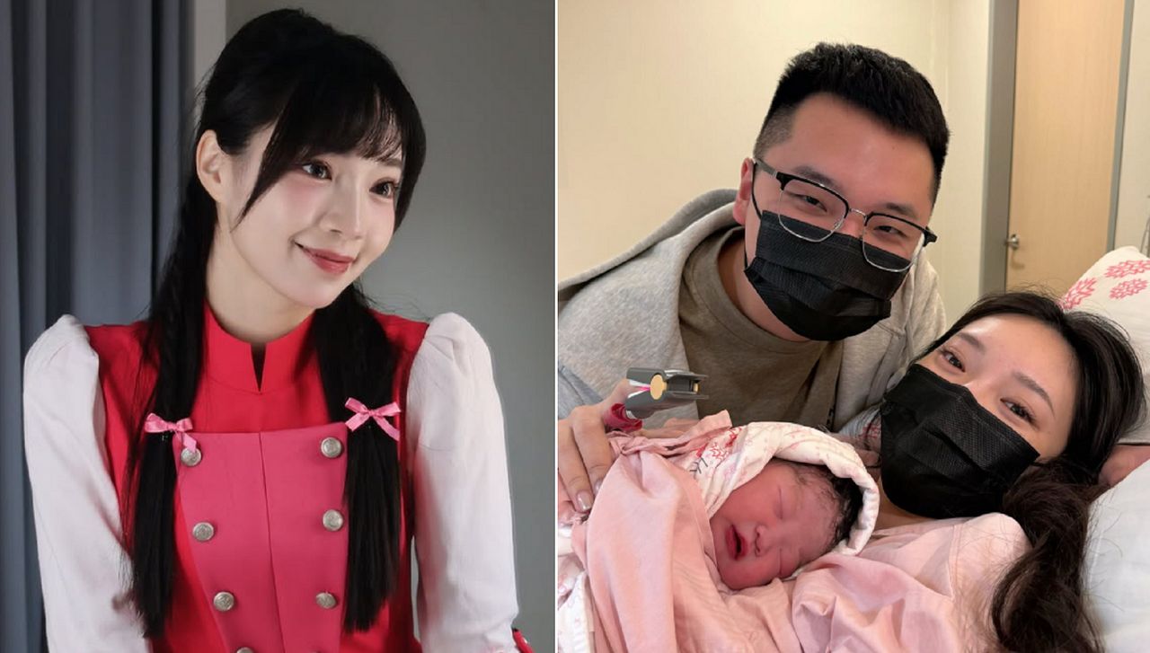 櫻桃姐姐新婚1年喜迎女兒出生 催生18小時:終於見到妳