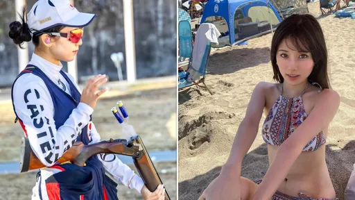只為拍雜誌封面去考槍照！26歲美女模特兒「一路射進日本亞運國家隊」