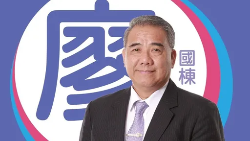 前立委廖國棟車禍！駕車撞斷燈桿　人受傷送醫