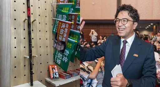 沈伯洋甘蔗當寶刀橫放　突改「直立」背後有原因