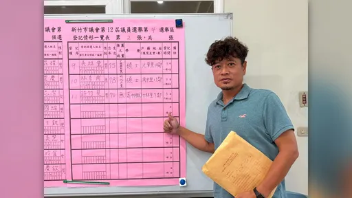 昔中職「誠泰三本柱」許竹見參選！　投身政壇「多年來等一個機會」