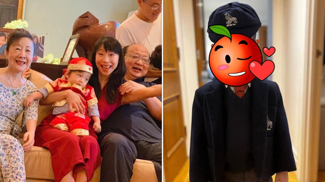 混血金孫上小學萌樣曝光 胡志強:慢慢長大就好