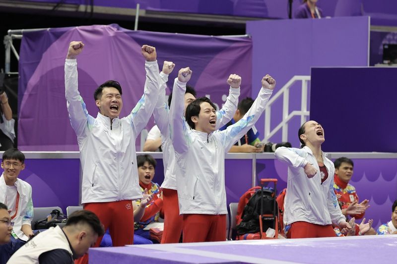亞運體操男團奪銅 「世界貓王」唐嘉鴻飆15.033超高分