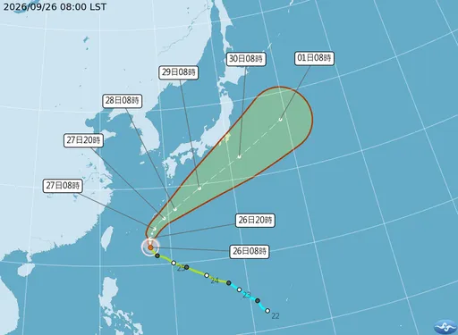 舒力基颱風一天內變中颱　今防36度高溫！全台仍可賞月