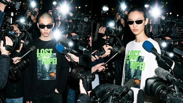 PUSH PUSH「LOST IN TAIPEI」台北限定T-shirt，各1850元。品牌提供