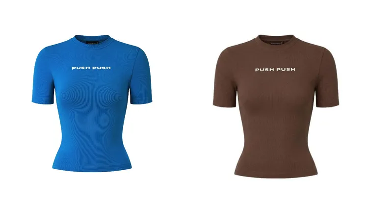 PUSH PUSH短袖上衣，各990元。品牌提供